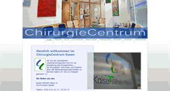 Desktop Screenshot of chirurgiecentrum.de